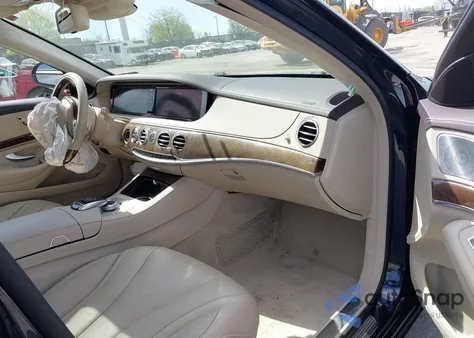 2015 Mercedes-Benz S 550 4Matic из США, поврежденный, VIN WDDUG8FB8FA149916